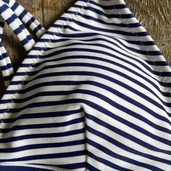 Striped Triangle Bikini Top - Picture 5 of 5